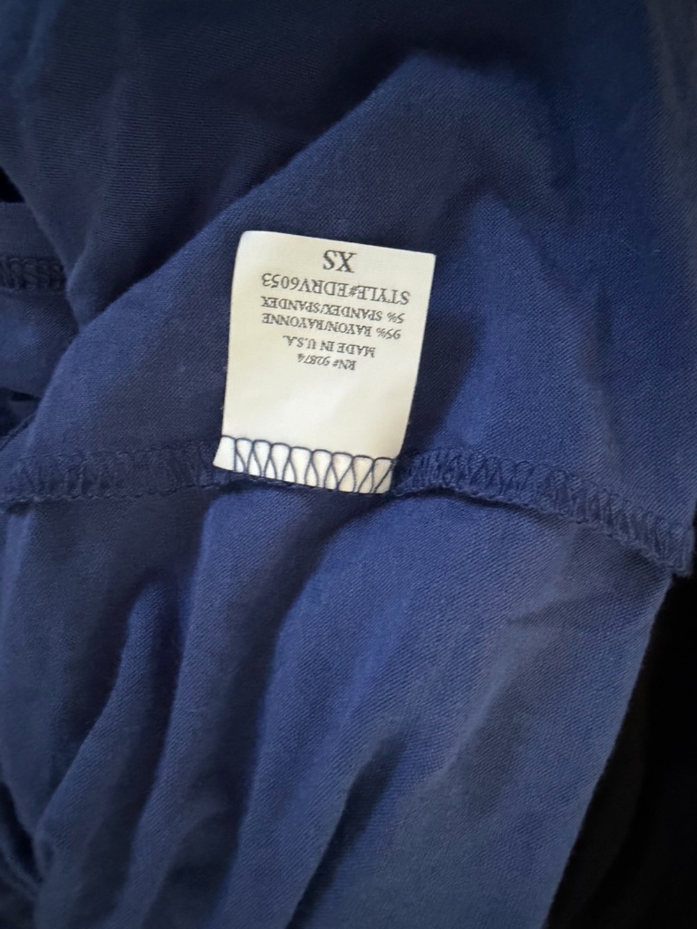 Ella moss Black and Blue Women's dress - Picture 5 of 5